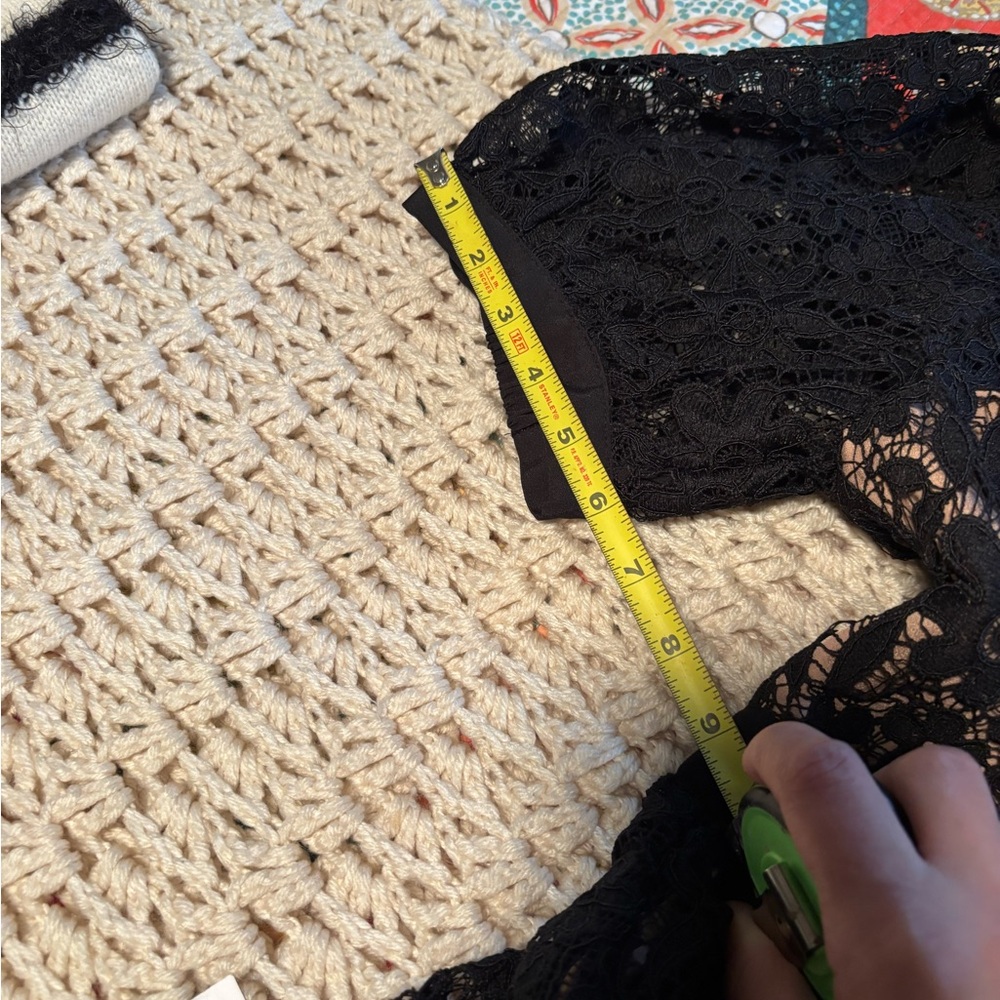 Self-Portrait Elegant Black Lace Maxi Dress Runs Small - Picture 8 of 11